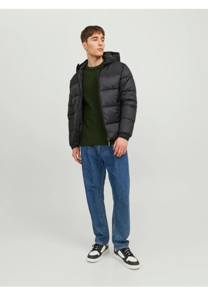 Markasız 12235859 Onden Fermuarlı 2 Cep Kapusonlu Erkek Sısme Mont indirimleri