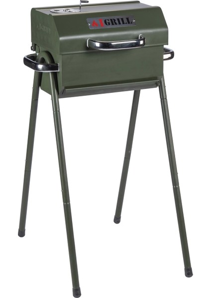 Barbekü Cube 402 mm Kömürlü Mangal (Yeşil) fiyatları