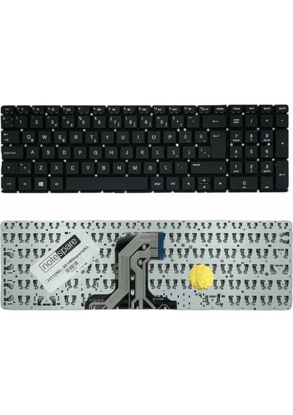 Hp ile Uyumlu 855023-14, 855023-141, 855024-141, 855025-141 Notebook Klavye Siyah Tr