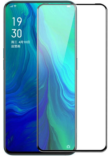 Oppo Reno Z Uyumlu Kenarları Kırılmaya Dayanıklı Cam Ekran Koruyucu