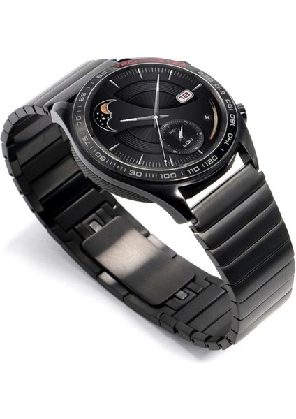 Huawei Uyumlu Kordon Paslanmaz Çelik Klipsli Luxury Kayış, Siyah fiyatları