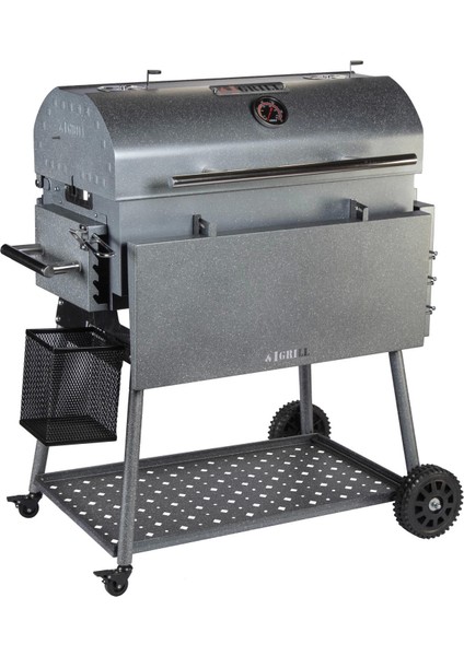 Barbekü Elite 740 mm Kömürlü Mangal (Gri)