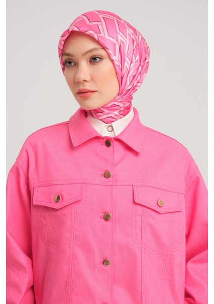 Kısa Denim Ceket 24Y5405 Orkide indirimleri