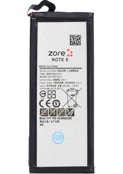 Samsung Galaxy Note 5 Uyumlu Tam Orjinal Batarya