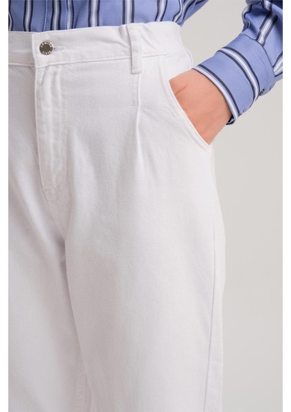 Denim Pantolon 24YD3404 Beyaz fırsatları