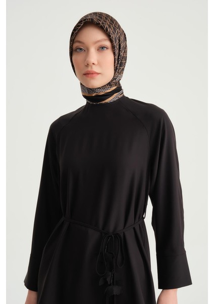 Çiçekli Bluz 24Y3500 Siyah