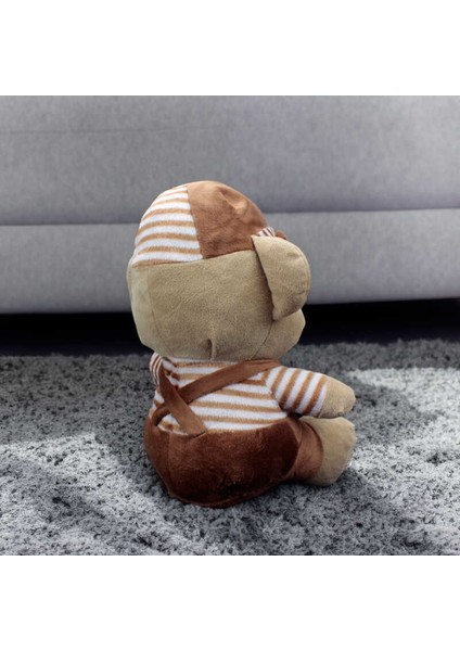 Hugs Baby Kahverengi Elbiseli Peluş Ayıcık 38CM