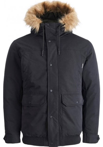 Markasız 12211978 Sabıt Kurklu Kapusonlu Parka Mont