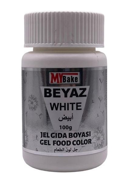 Jel Gıda Boyası Beyaz 100 gr