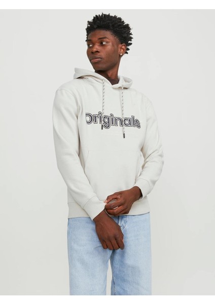 12246802 Orıgınals Yazılı Kapusonlu Sardonlu Sweatshırt