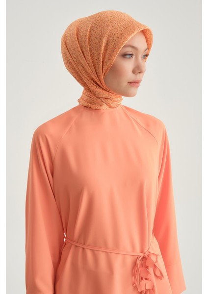 Çiçekli Bluz 24Y3500 Mandarin