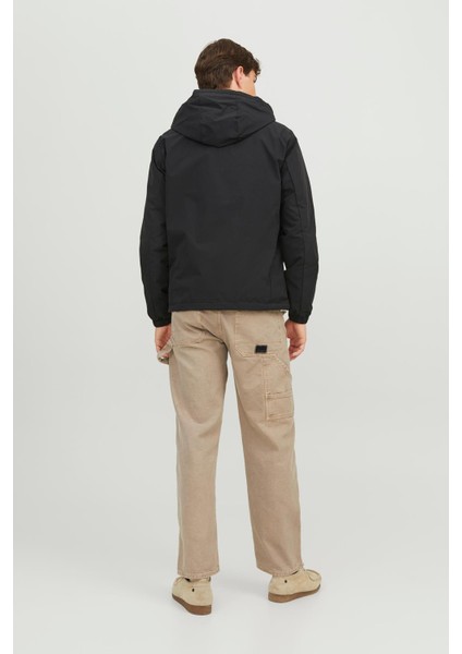 12238877 Gogus Yazılı Fermuarlı Kapusonlu Icı Polarlı Mont modelleri