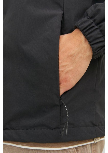 12238877 Gogus Yazılı Fermuarlı Kapusonlu Icı Polarlı Mont indirimleri