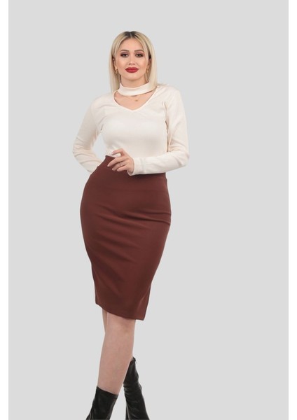 Fitilli Kadın Kalem Etek