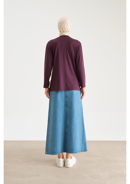 Penye 24YD9043 Mürdüm indirimleri