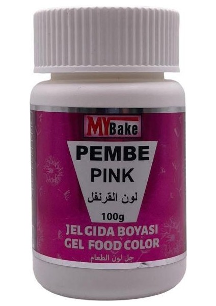 Jel Gıda Boyası Pembe 100 gr