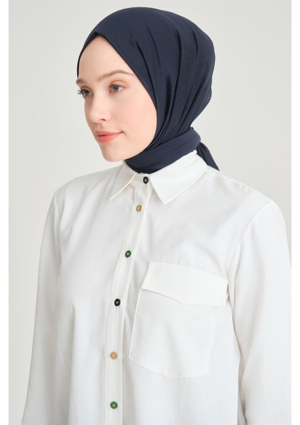 Desenli Tunik Ort4371 Saks