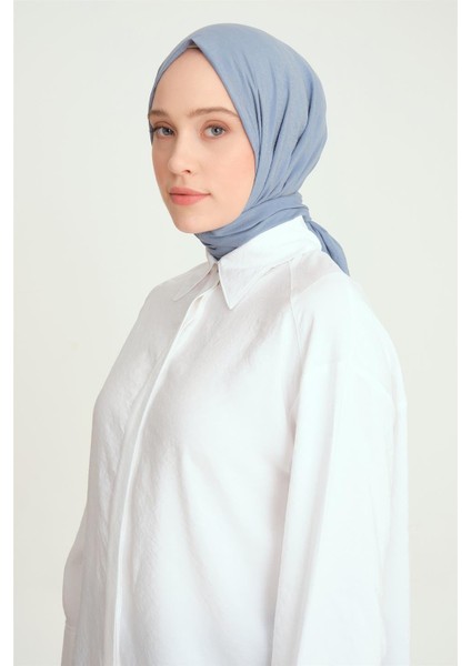 Kalın Manşetli Tencel Tunik 24Y4004 Beyaz