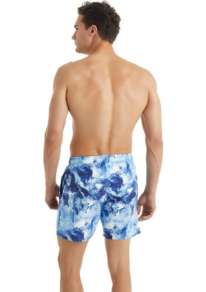Erkek Denim Desenli Şort Mayo C4T1N4O01