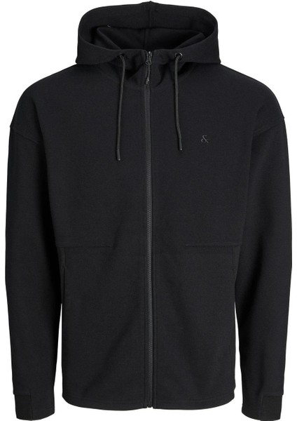 12240595 On Fermuarlı 2 Cep Parca Detaylı Kapusonlu Sweat