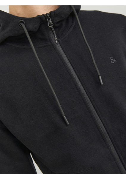 12240595 On Fermuarlı 2 Cep Parca Detaylı Kapusonlu Sweat