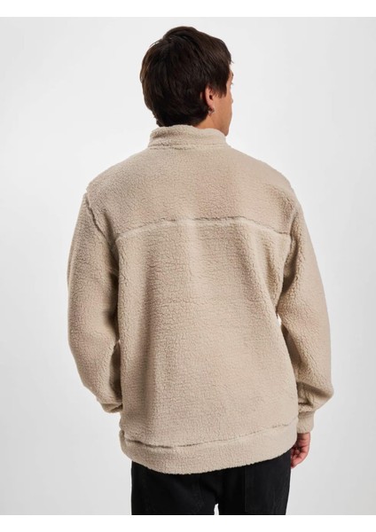 22023645 Yarı Fermuarlı Pelus Sweat
