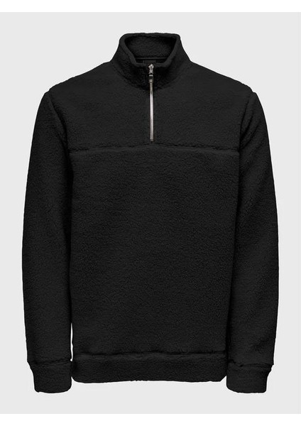 22023645 Yarı Fermuarlı Pelus Sweat