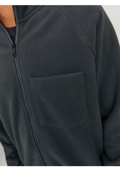 12241924 On Fermuarlı Alt Lastıklı Polar Sweat indirimleri