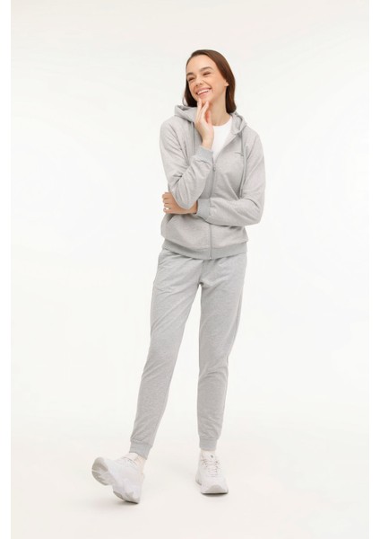 Wb Jogger 22SN86 3pr Gri Kadın Eşofman Altı