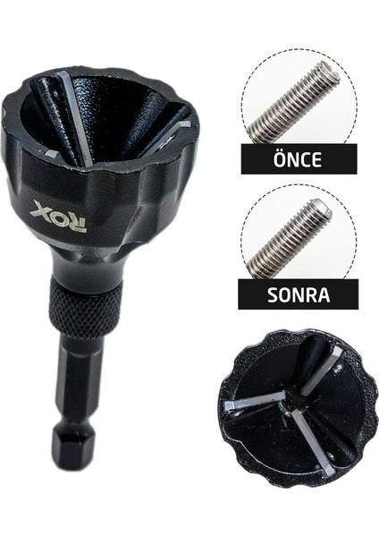 1097 Bits Saplı Matkaba Takılır Çapak Alma Aparatı 3-20 mm