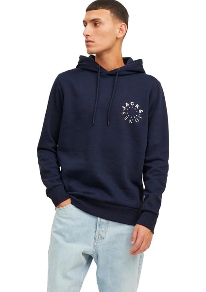 Kapüşonlu Sweatshirt Erkekler İçin Rahat ve Şık Tasarım Düz Renk