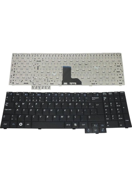 Samsung ile Uyumlu NP-R540-JT02TR, NP-R540-JT03TR, NP-R540-JT04TR Notebook Klavye Siyah Tr