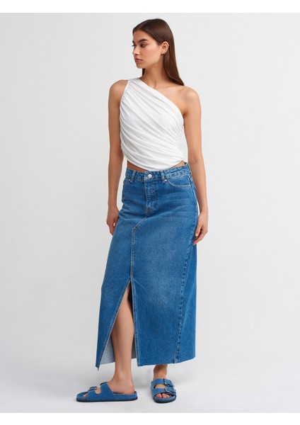 30229 Asimetrik Drapeli Top