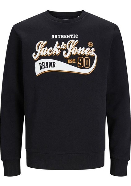 12248394 Jj Logo Yazı Baskılı 0 Yaka 2 Iplık Sardonlu Sweat