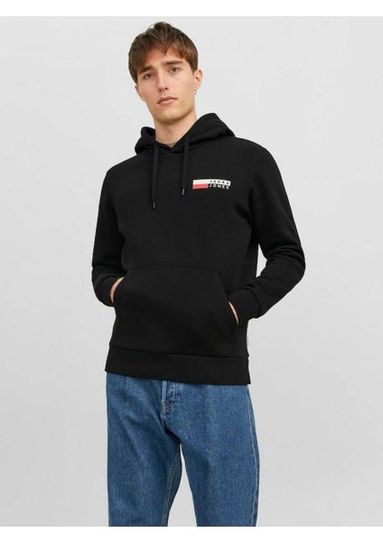 12233599 Gogus Baskılı Kapusonlu Sweatshırt