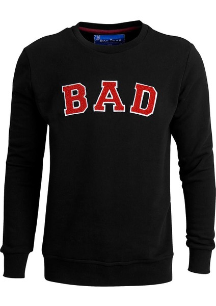 19.02.12.003 Kabartma Bad Yazılı 0 Yaka Sweat indirimleri