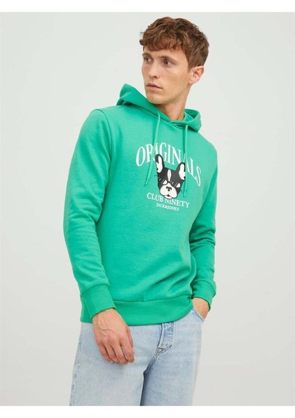 12244219 Orgınals Yazılı Kopek Baskılı Kapusonlu Sweat