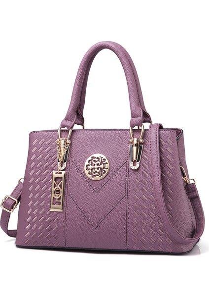Şık Işlemeli Kadın Çanta Kapasiteli Omuz Crossbody Çanta (Yurt Dışından)