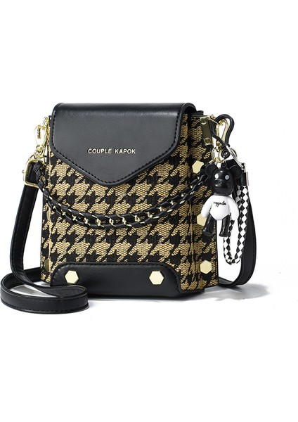 Cep Telefonu Çantası Yeni Moda Omuz Çantası Basit ve Çok Yönlü Crossbody Mini Bozuk Para Cüzdanı (Yurt Dışından)
