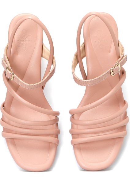 Aprıl 3fx Pembe Kadın Comfort Sandalet