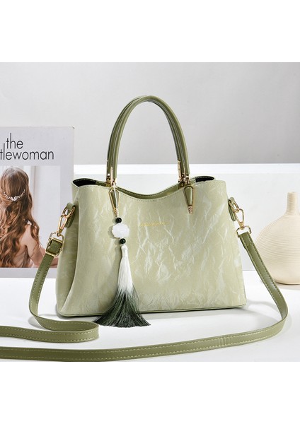 Anneler Günü Hediyesi Moda Çanta Beyaz Büyük Kapasiteli Bayanlar Crossbody Çanta (Yurt Dışından)