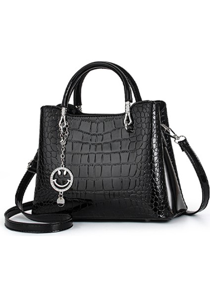 Yeni Stil Zarif Çanta Timsah Deseni Moda Crossbody Banliyö Çantası Omuz Çantası (Yurt Dışından)