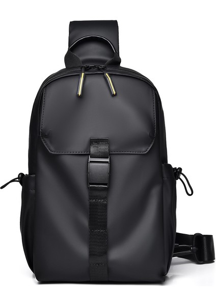 Moda Erkek Göğüs Çantası, Çok Fonksiyonlu Hafif Bisiklet Crossbody Çantası, Spor Rahat Omuz Çantası, Büyük Kapasiteli Bel Çantası (Yurt Dışından)