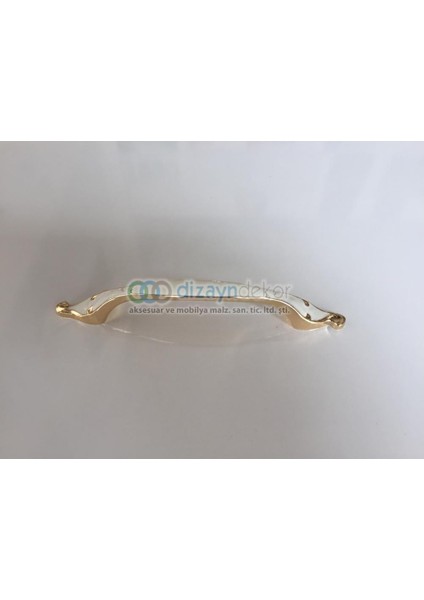 Altın-Beyaz Desenli 96 Mm. Kulp