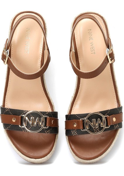 Oprena 4fx Kahverengi Kadın Dolgu Topuk Sandalet fırsatları