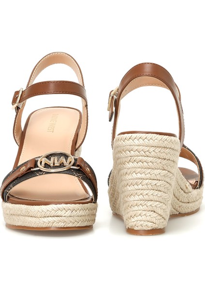 Oprena 4fx Kahverengi Kadın Dolgu Topuk Sandalet indirimleri