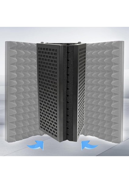 Pf-53 35x28 cm Mikrofon Ses Yalıtım Metal İzolasyon Paneli modelleri