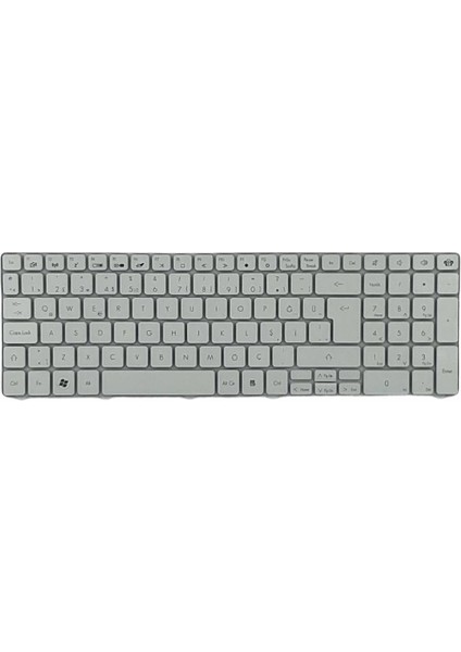Packard Bell ile Uyumlu Easynote TM85-JO-113TK, TM85-JO-117TK Notebook Klavye Beyaz Tr