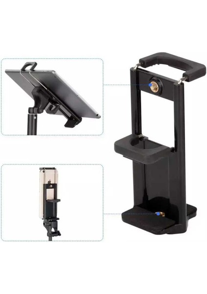 M-05 Tripod Başlığı Telefon Tablet Tutucu