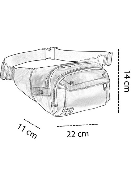 Arias Kadın Su Geçirmez Bodybag ve Bel Çantası